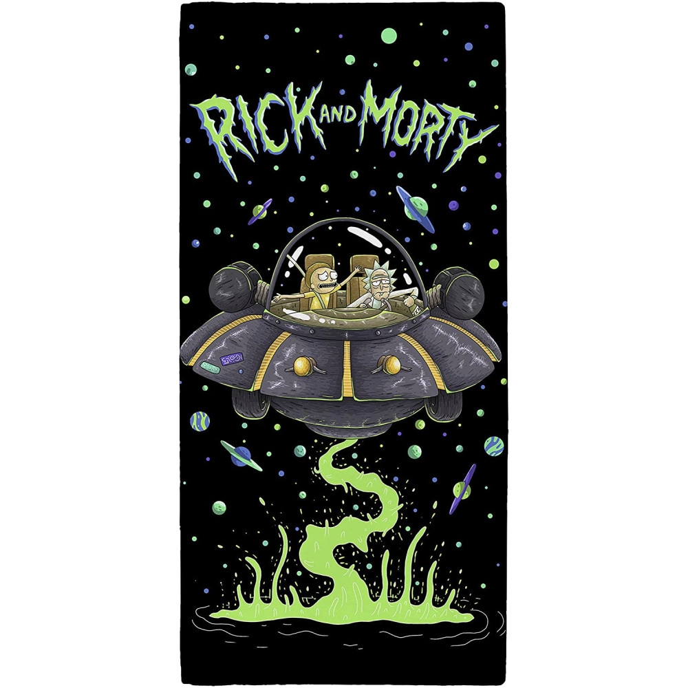 Rick and Morty UFO Towel 