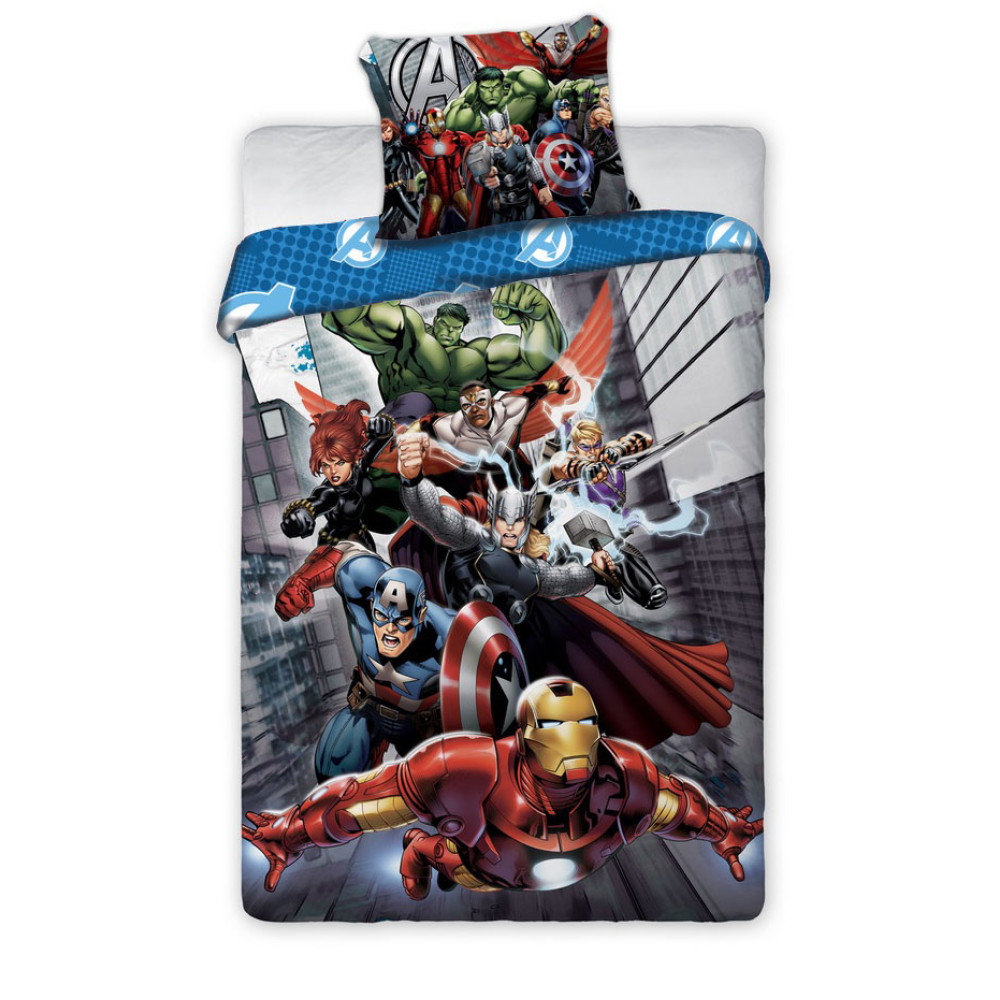 Marvels Avengers Assemble Single Duvet Cover Panel