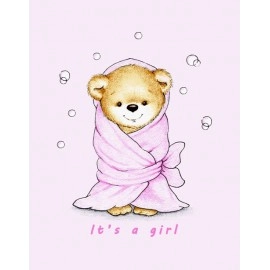 Baby Blanket teddy girl