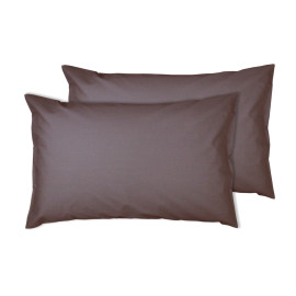Pillowcase Pair plain percale