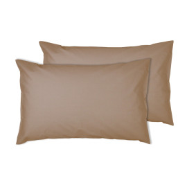 Pillowcase Pair plain percale