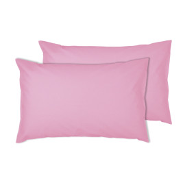 Pillowcase Pair plain percale