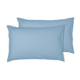 Pillowcase Pair plain percale