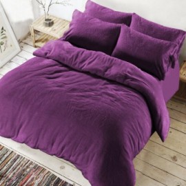 Teddy Duvet cover Purple