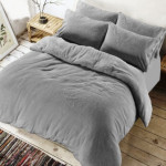 Teddy Duvet cover Silver
