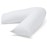 CnA Stores Orthopaedic V-Shaped Pillow Extra Cushioning Support For Head, Neck & Back (White, V-pillow With Cover