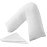 CnA Stores Orthopaedic V-Shaped Pillow Extra Cushioning Support For Head, Neck & Back (White, V-pillow With Cover