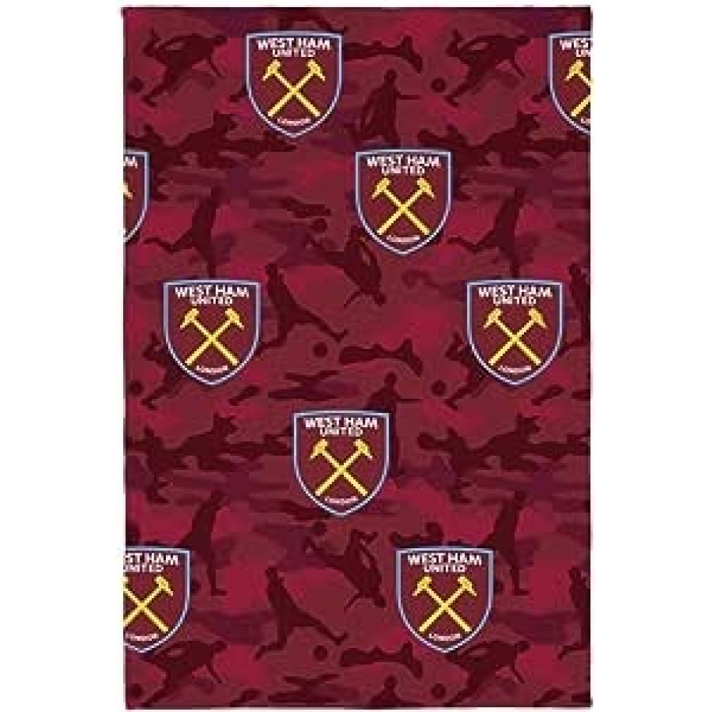 Westham Camo Football fleece Blanket