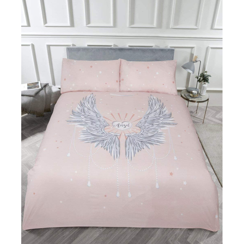 Duvet Cover Angel Wings Pink 