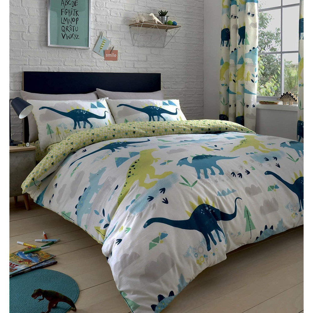 Duvet Cover Glow In The Dark Dino