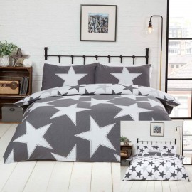 Duvet Cover All Stars Grey 