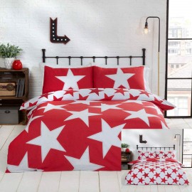 Duvet Cover All Stars Red 