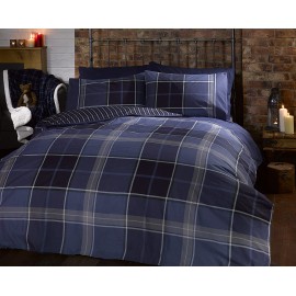 Duvet Cover Argyle Blue 