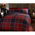 Duvet Cover Argyle Red 