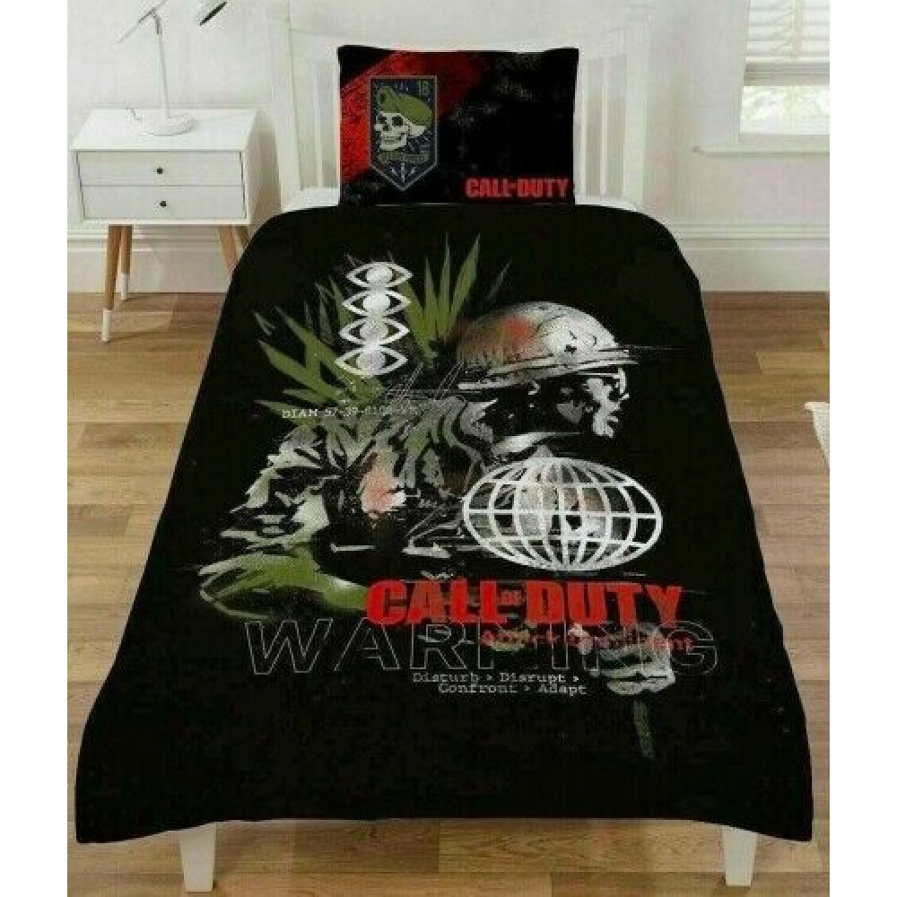 Duvet Cover Call of Duty Warning 