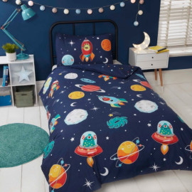 Duvet Cover Space and Aliens