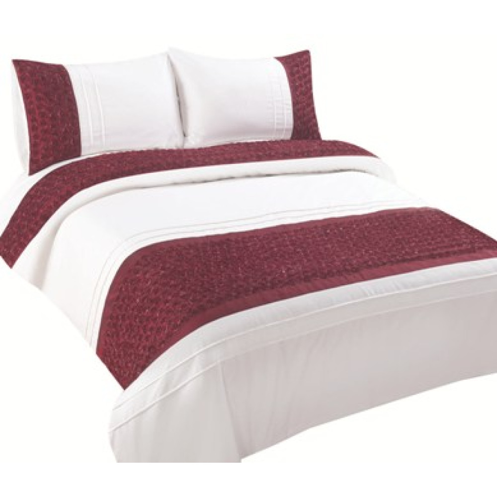 Embroidered Single Quilt Cover Rose