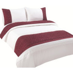 Embroidered Single Quilt Cover Rose