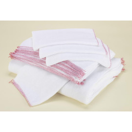 White dish cloth knitted