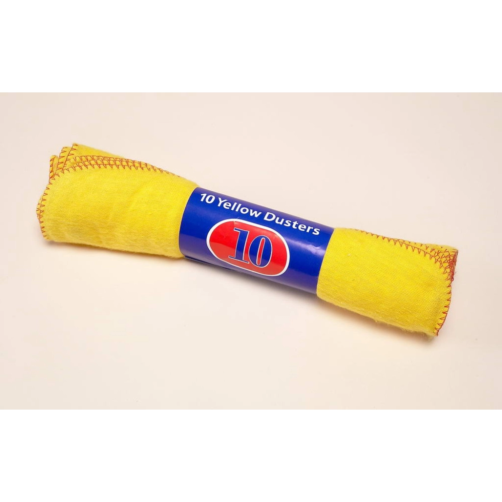 Yellow duster 10 pk